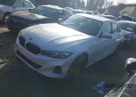 2025 BMW 330I xDrive из США, поврежденный, VIN WBA23LA00SFV35195